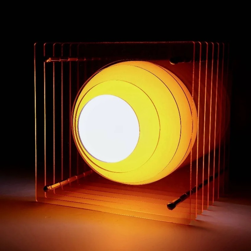 Lighting Decor Ideas - Lampe lunaire en acrylique à mille