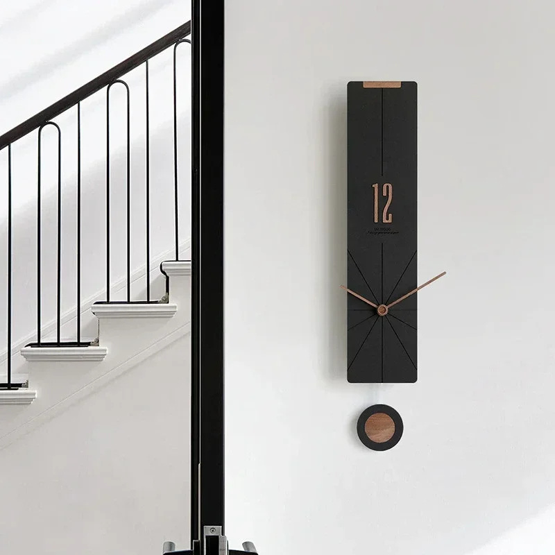 Lighting Home Decor Wall Clocks - Horloges de luxe légères nordiques, horloge