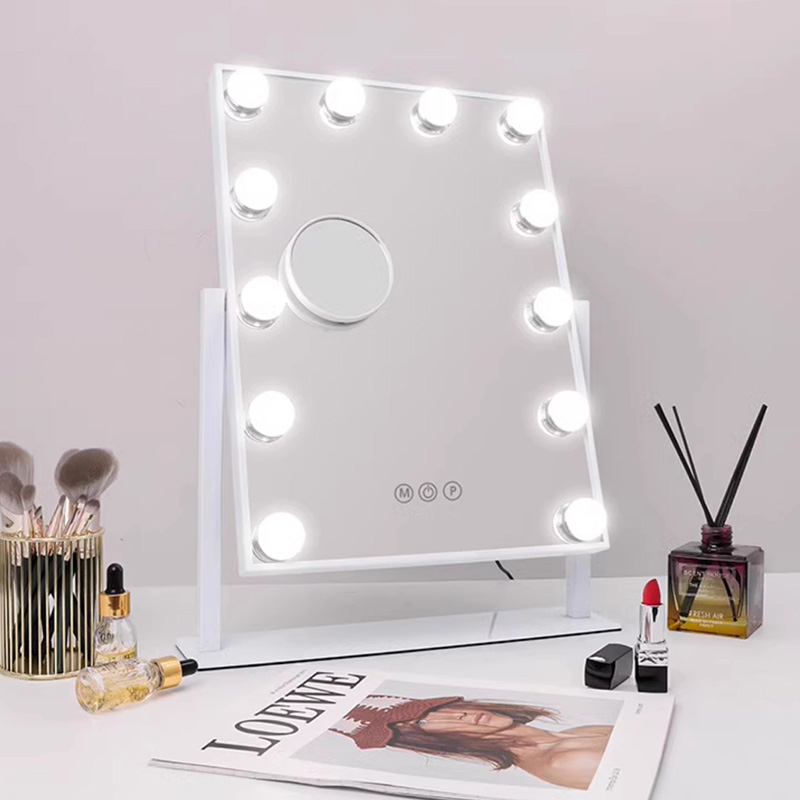 Decor Lighting The Parade - Miroir De maquillage doré Cool, grandes