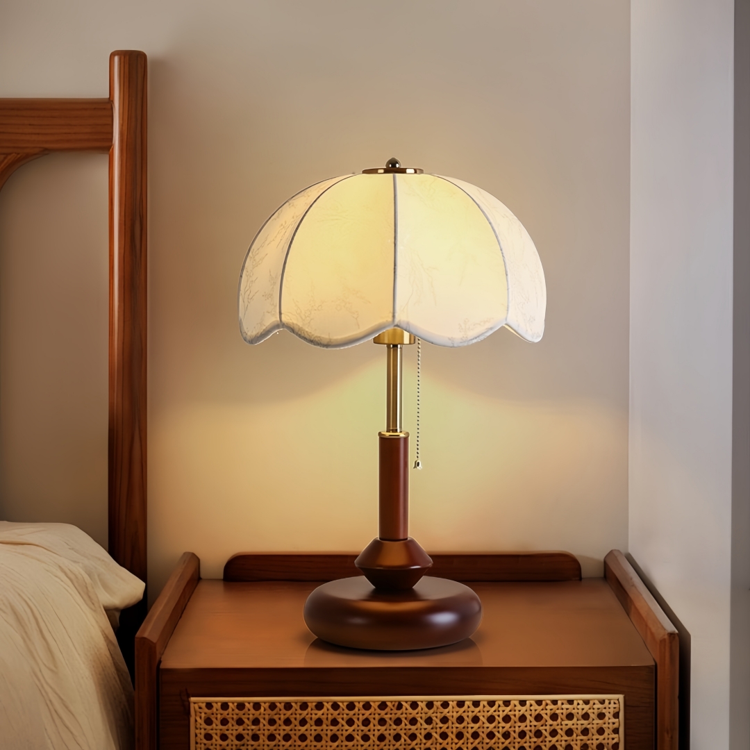 Lighting Decor For Bedroom - Lampe de table vintage à abat-jour