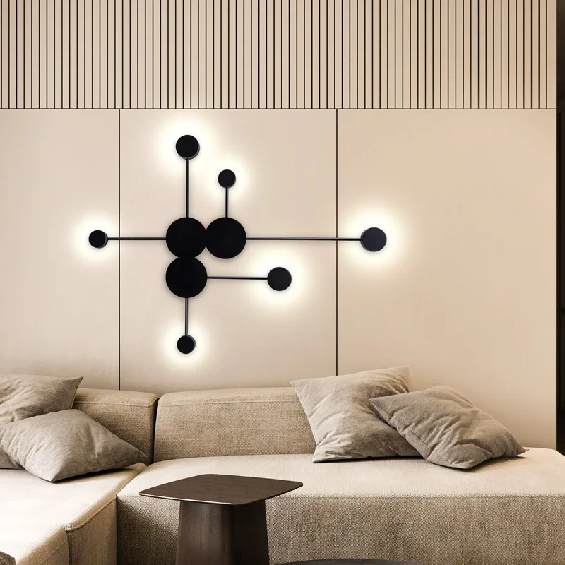 Lighting Home Decor Wall Clocks - Applique murale LED moderne pour salon,