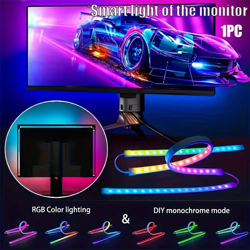 Ambient Led Strip - Bande lumineuse RGB pour jeux, rétroéclairage