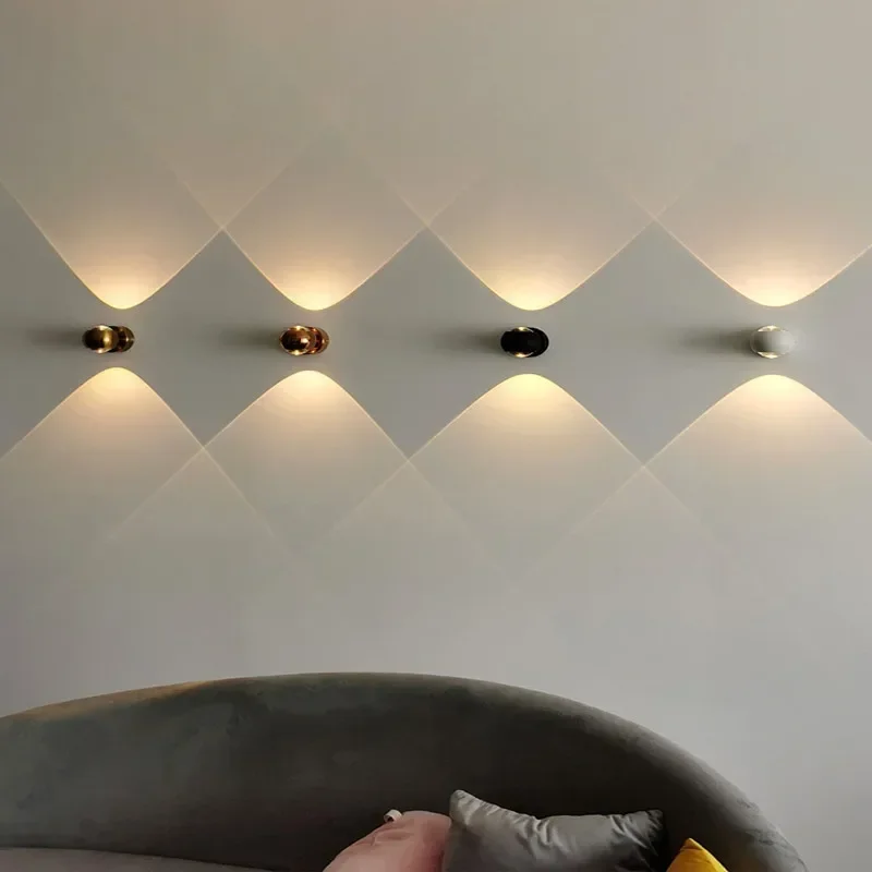 Foyer Lighting Wall Decor - Applique murale LED en verre et