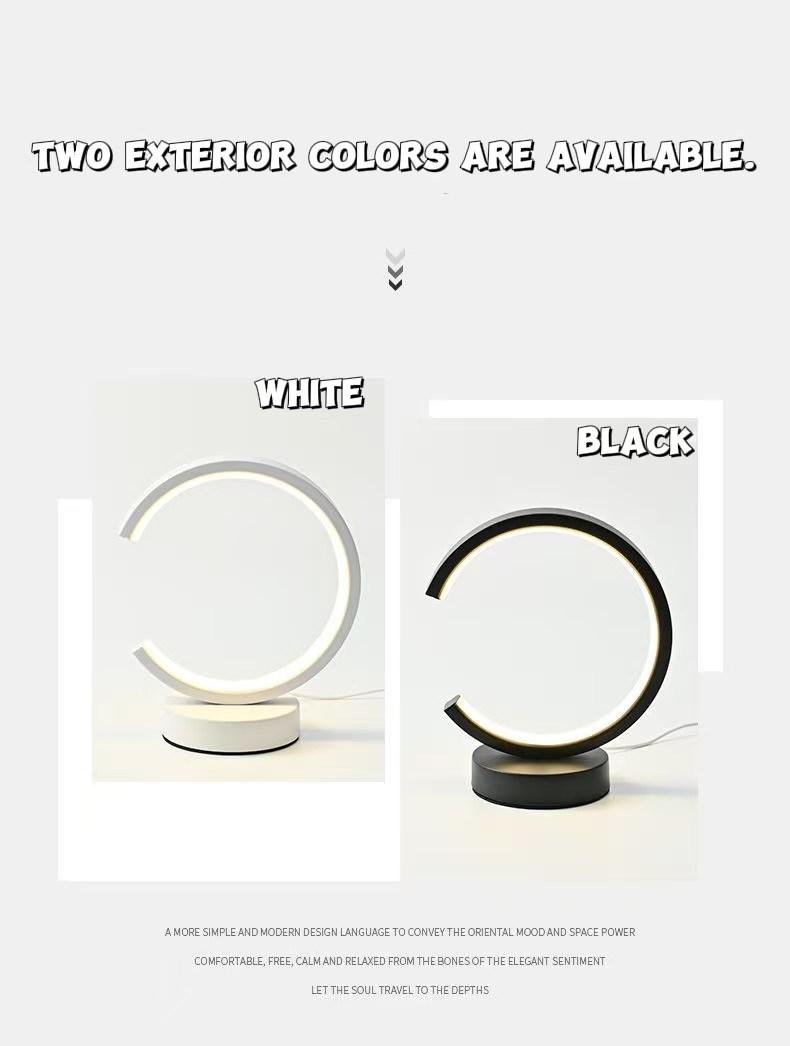 Room Lighting Bedroom Decor - 20CM LED Simple anneau circulaire lampe