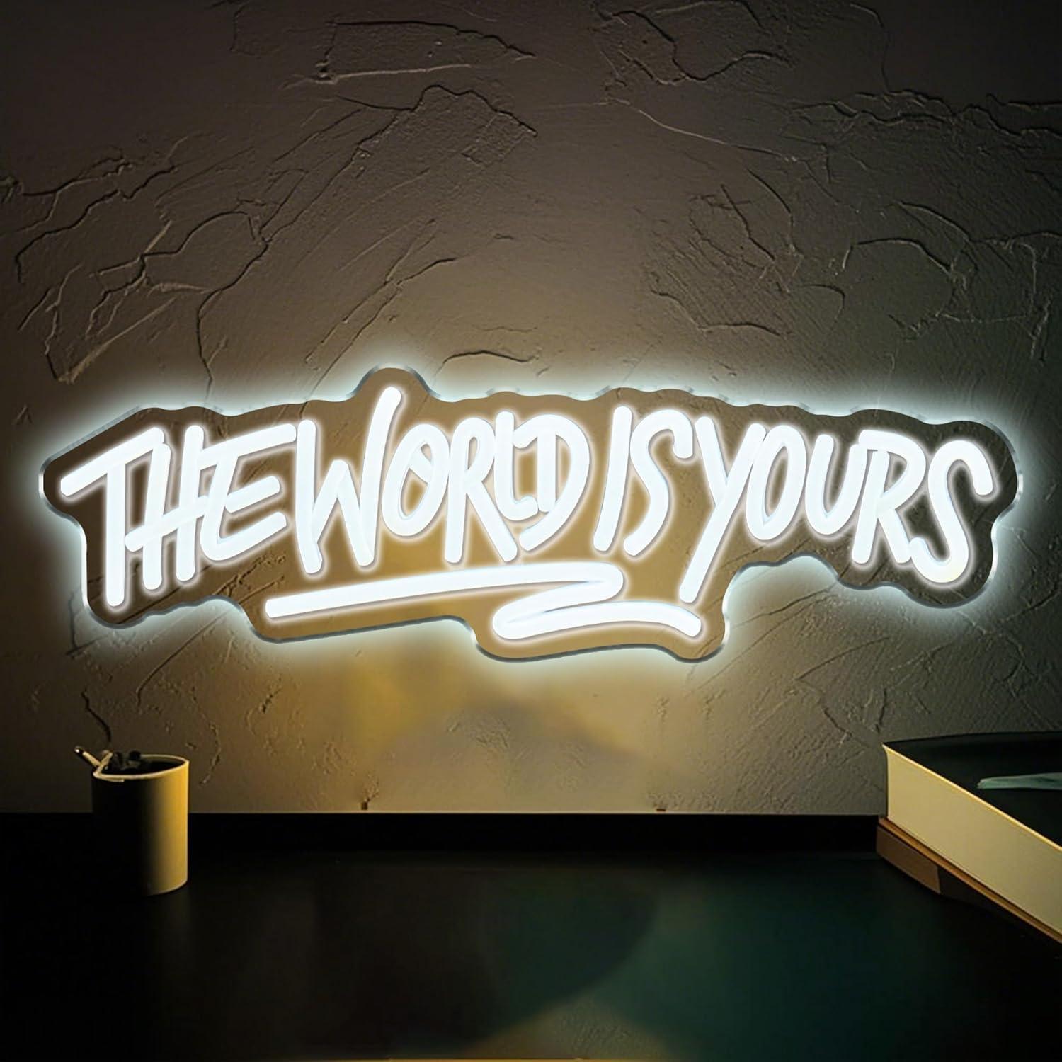 Lighting Decoration Wedding - Enseigne néon « The World is