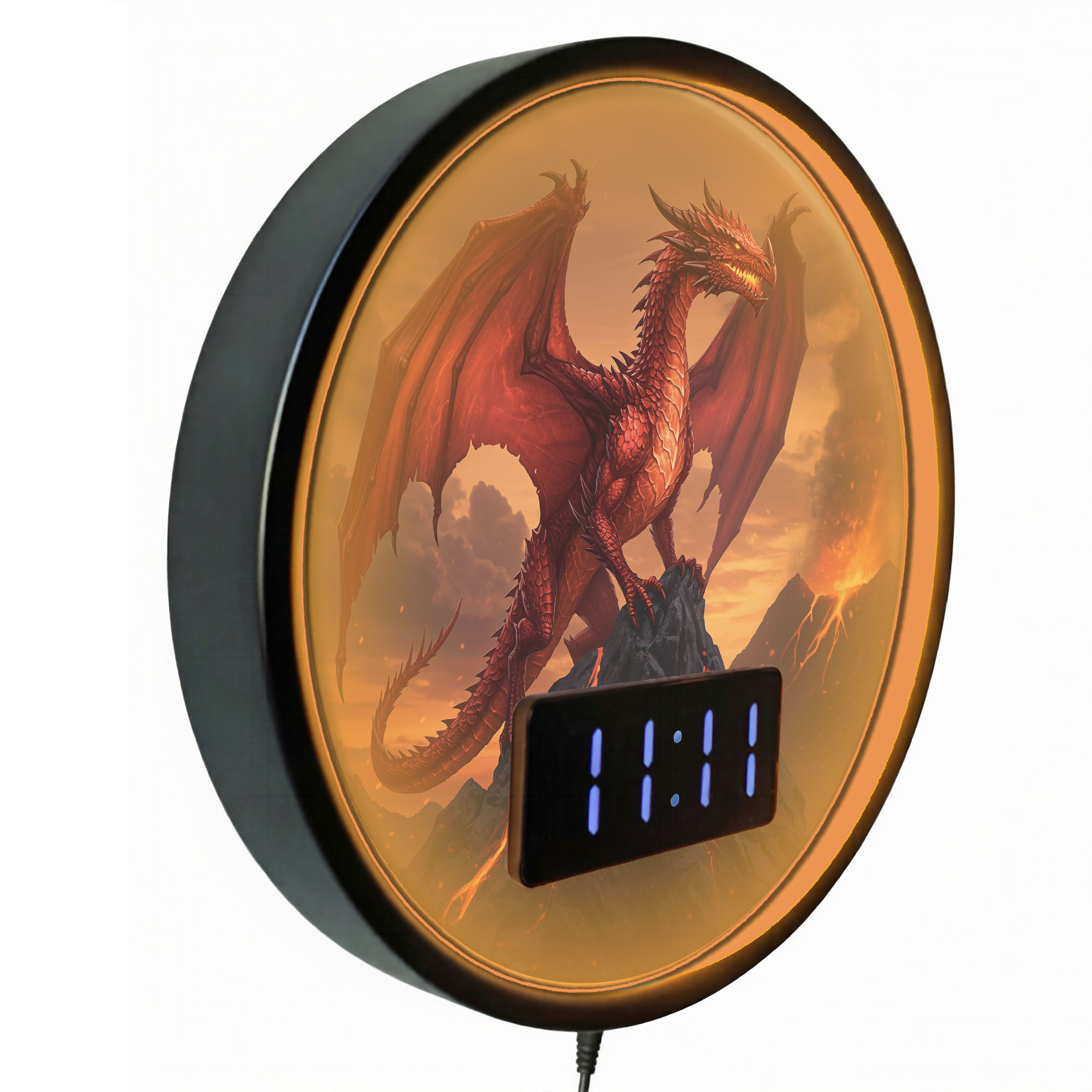 Horloge murale numérique LED D - Lighting Home Decor Wall Clocks avis et prix