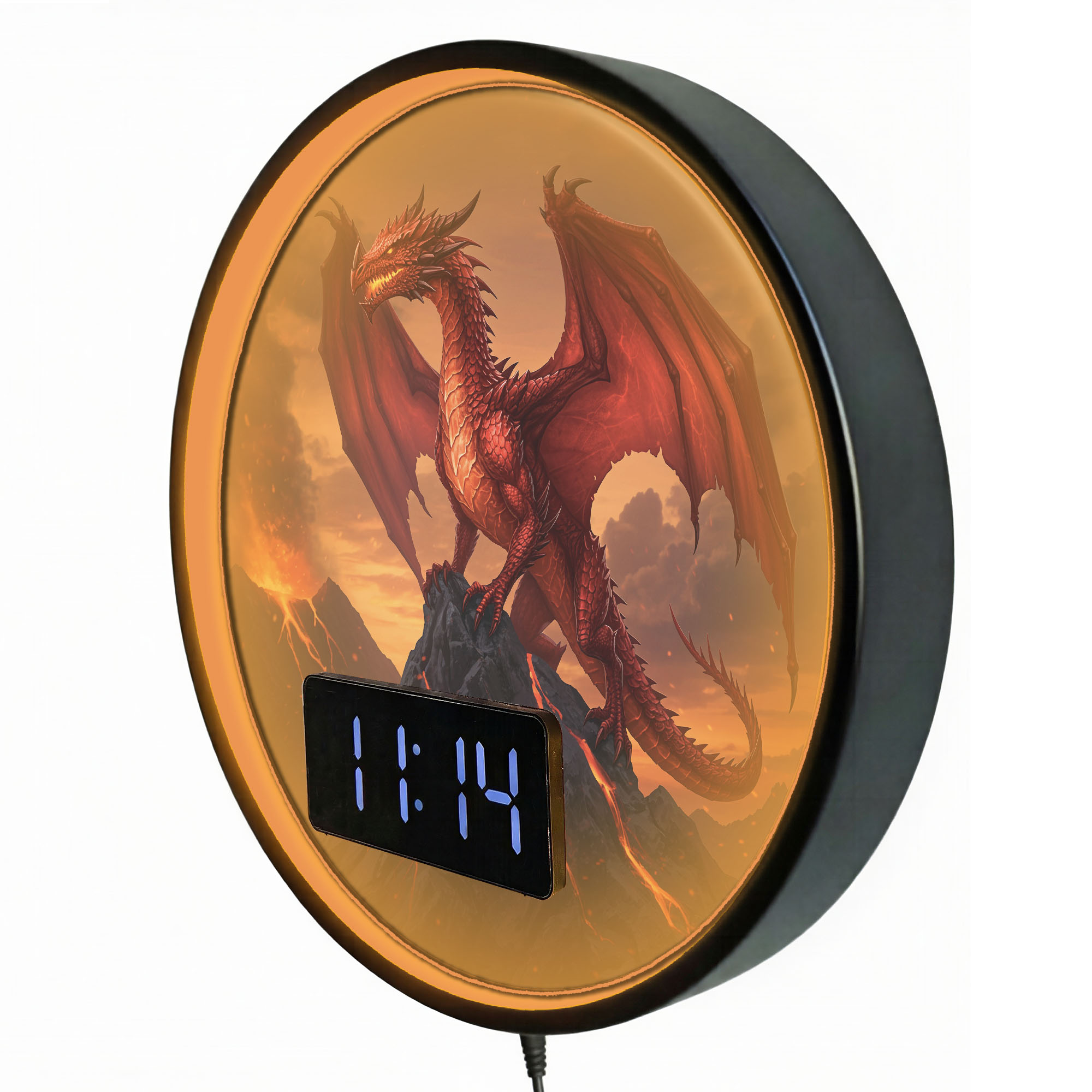 Horloge murale numérique LED D - Lighting Home Decor Wall Clocks avis et prix