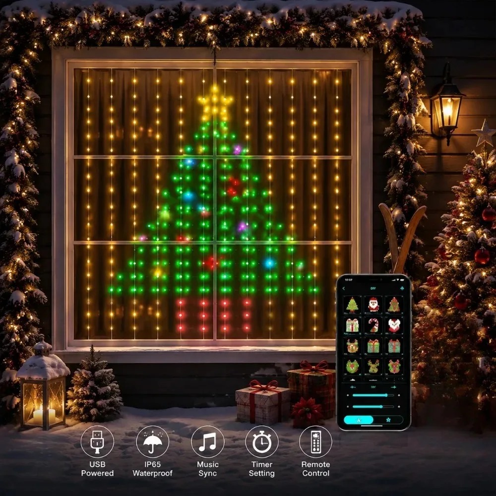 Guirlande lumineuse de Noël LE - Fairy Light Curtain avis et prix
