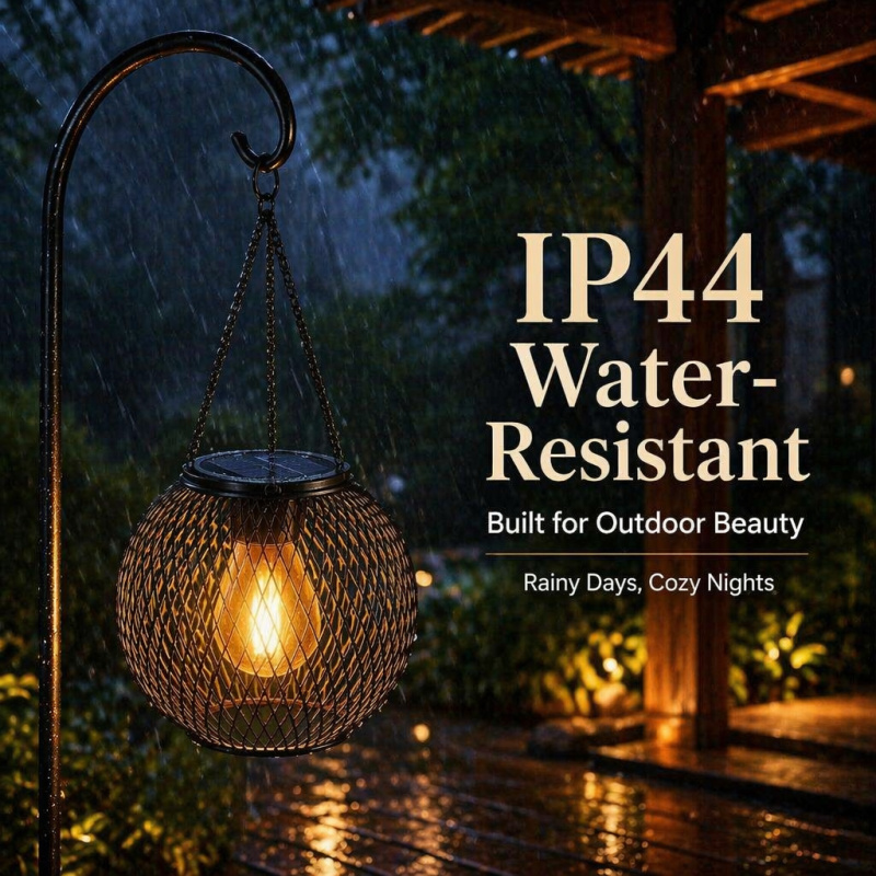 Lampe solaire LED suspendue po - Lighting Decor Ideas avis et prix