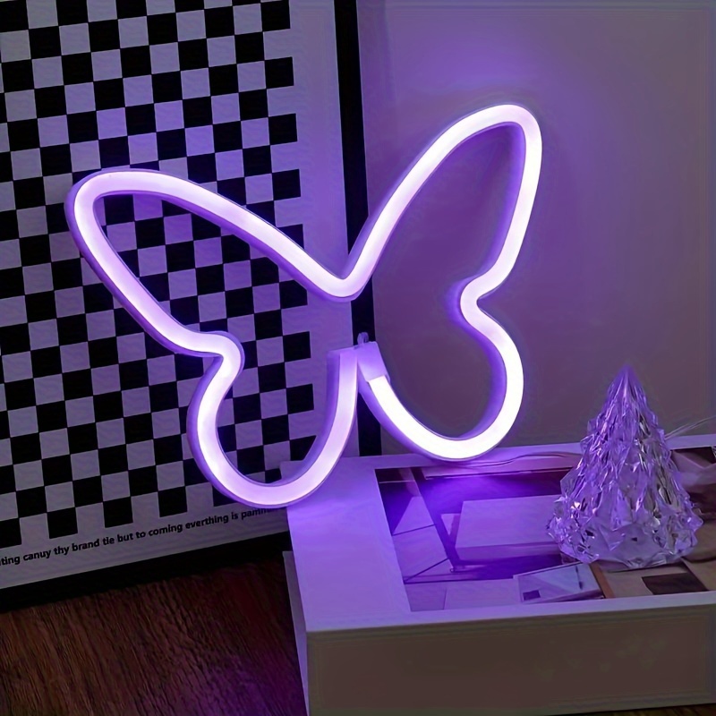Feux néon papillon LED, décora - Foyer Lighting Wall Decor avis et prix