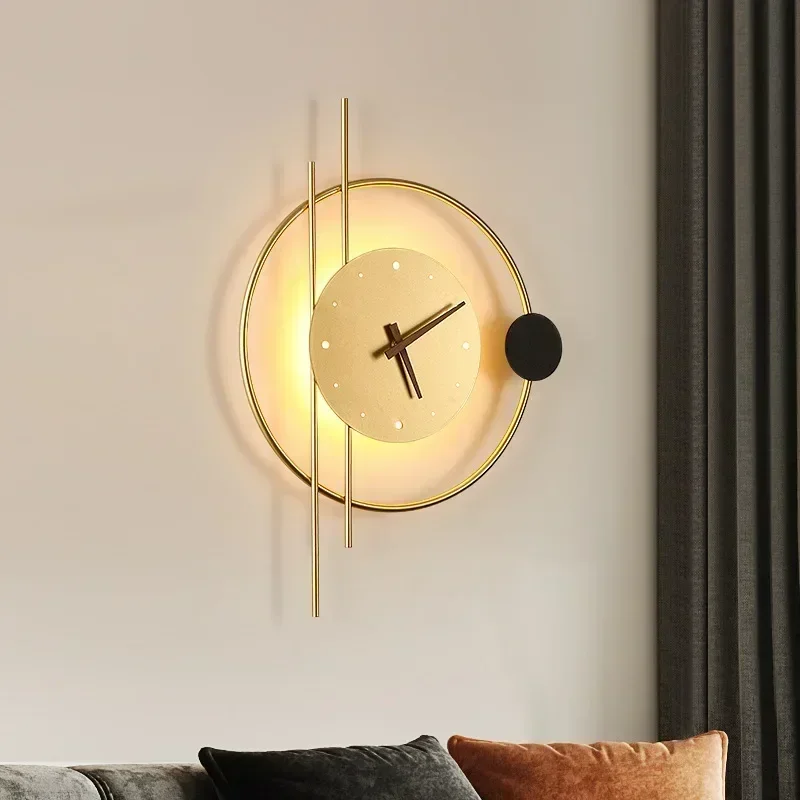 Applique Murale LED Moderne av - Lighting Home Decor Wall Clocks avis et prix
