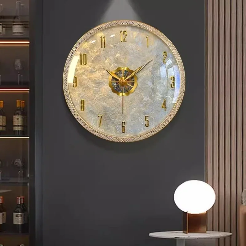 Lumière moderne luxe salon hor - Lighting Home Decor Wall Clocks avis et prix