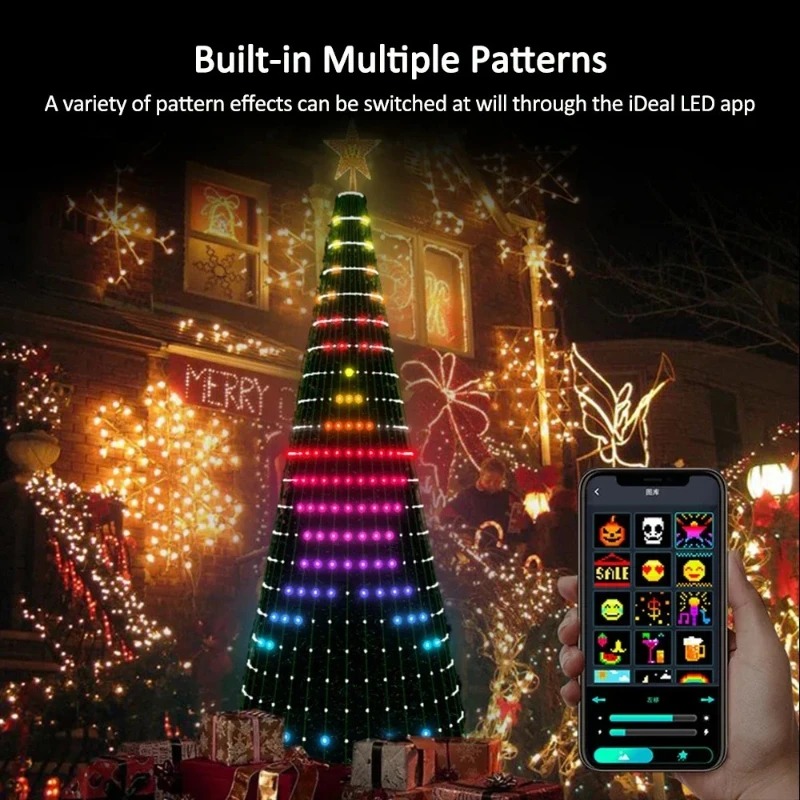 Guirlandes lumineuses LED RGB  - Lighting Tree Decor avis et prix