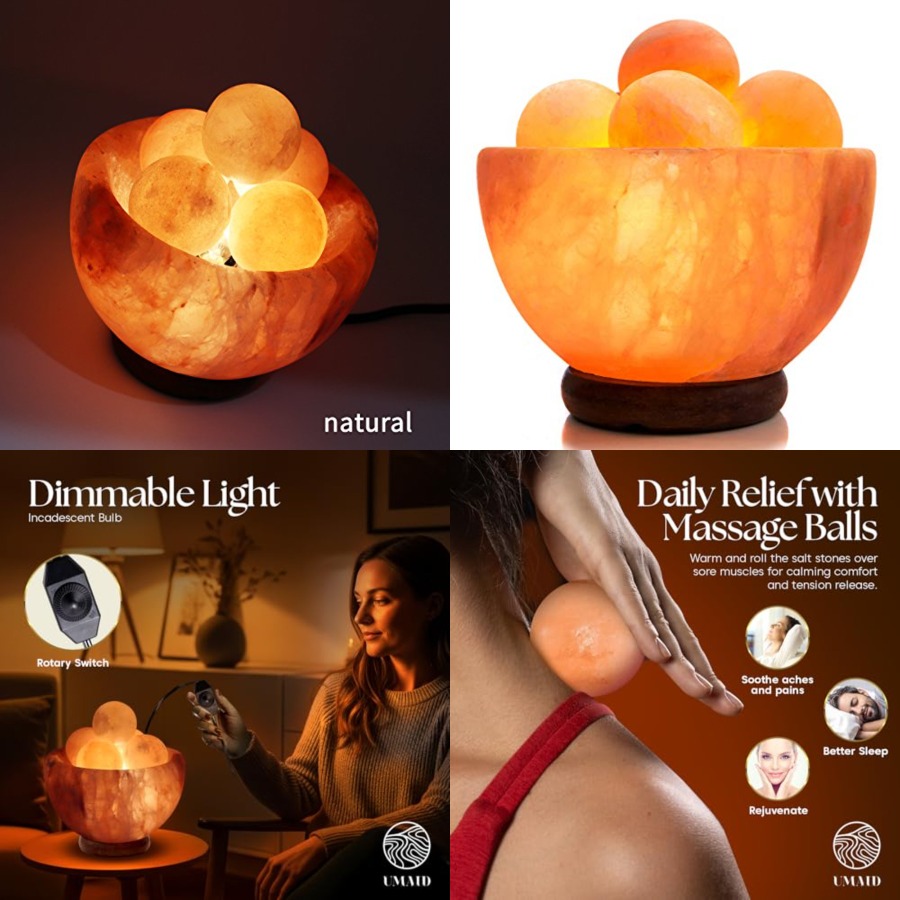 Lampe en sel de l'Himalaya ave - Himalayan Salt Lamp avis et prix
