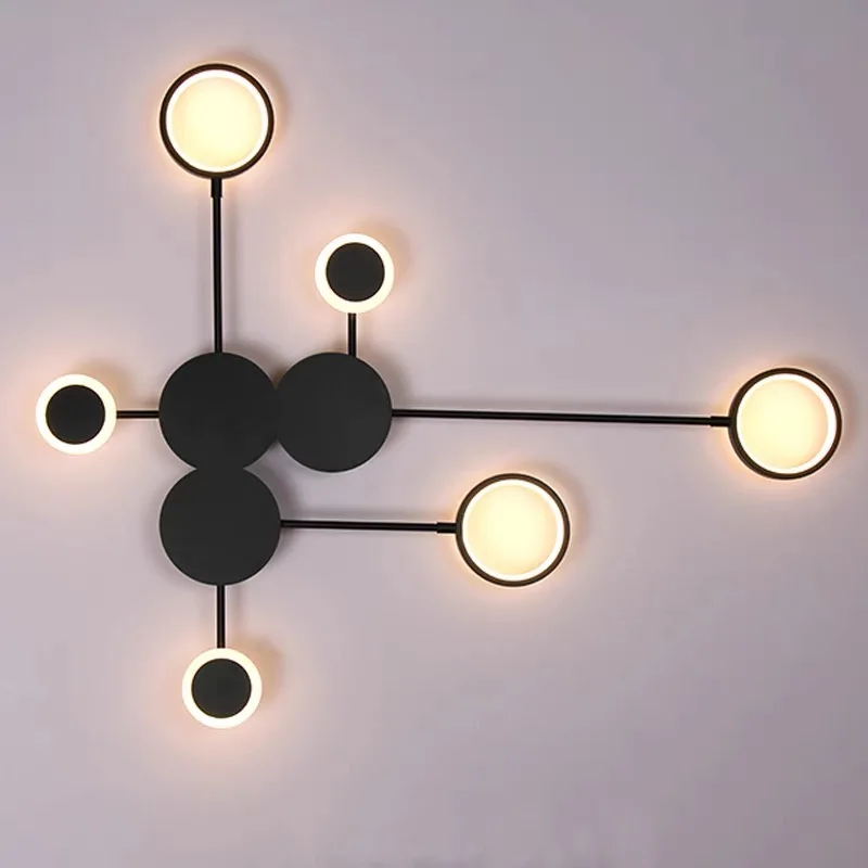 Applique murale LED moderne po - Lighting Home Decor Wall Clocks avis et prix