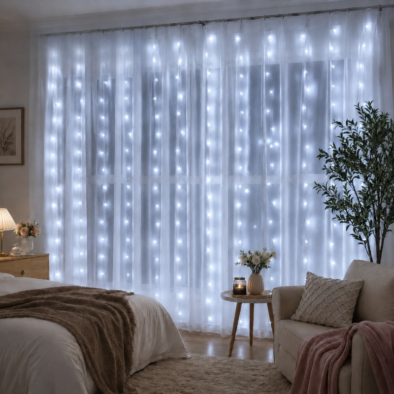 Guirlande lumineuse LED pour r - Fairy Light Curtain avis et prix