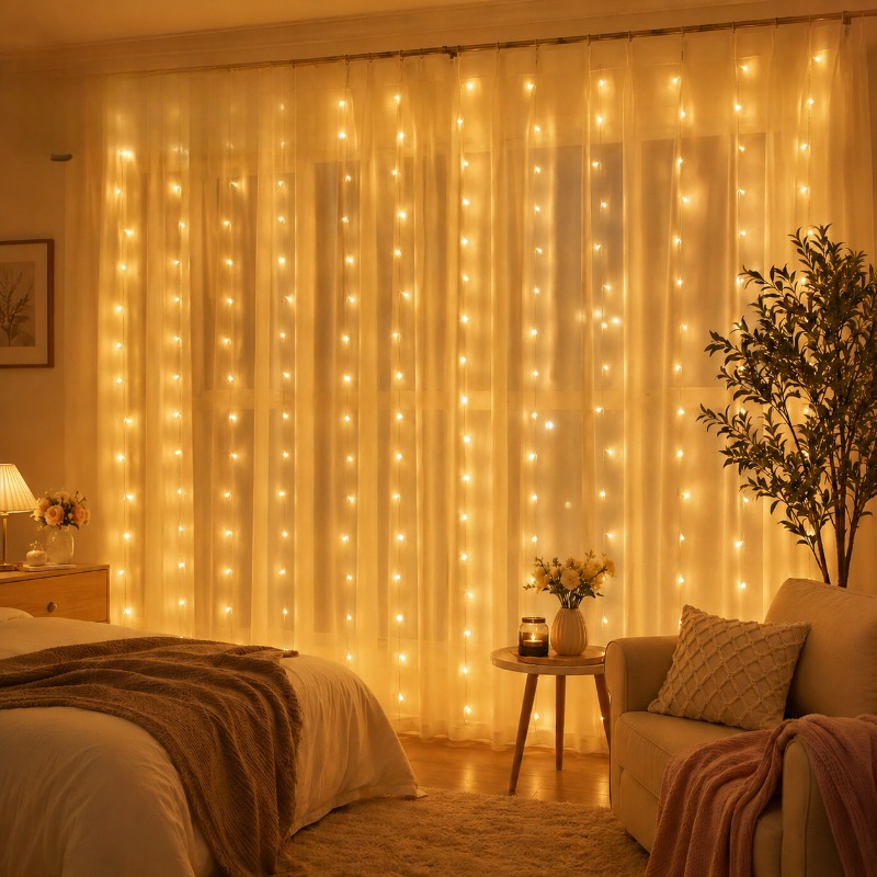 Guirlande lumineuse LED pour r - Fairy Light Curtain avis et prix