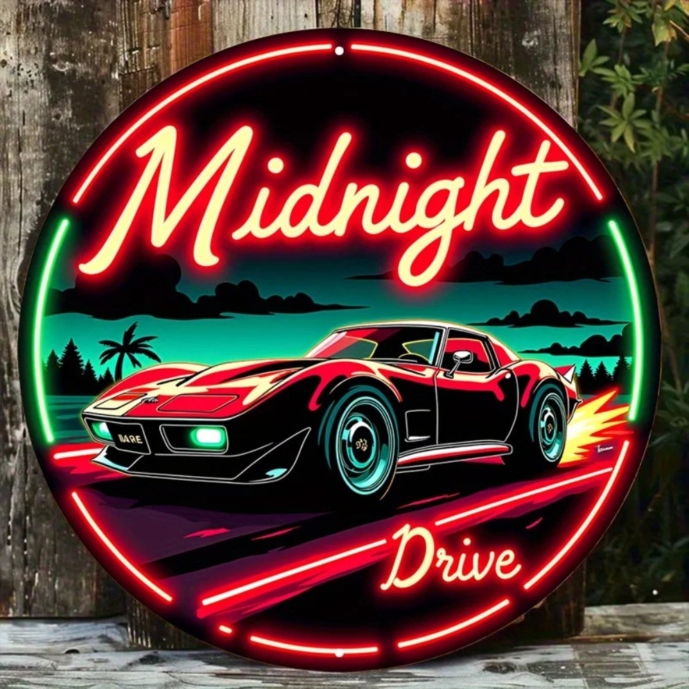 Panneau de voiture au néon vin - Lighting Decor Ideas avis et prix