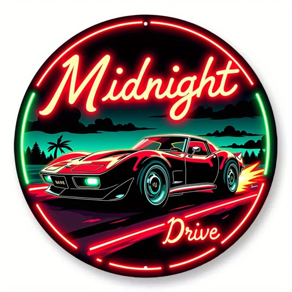 Panneau de voiture au néon vin - Lighting Decor Ideas avis et prix