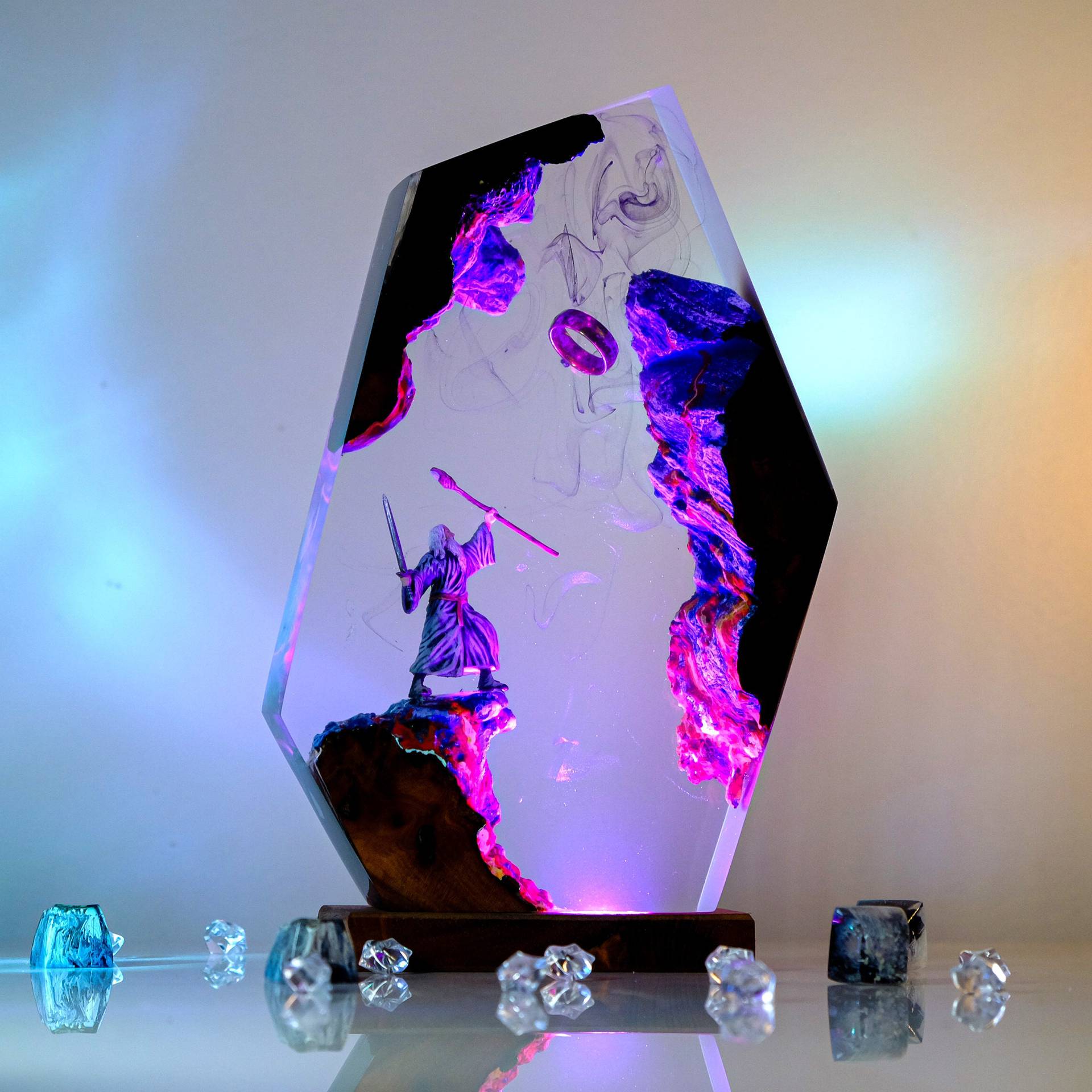 Lampe de table en résine Scène - Lighting Decoration Wedding avis et prix
