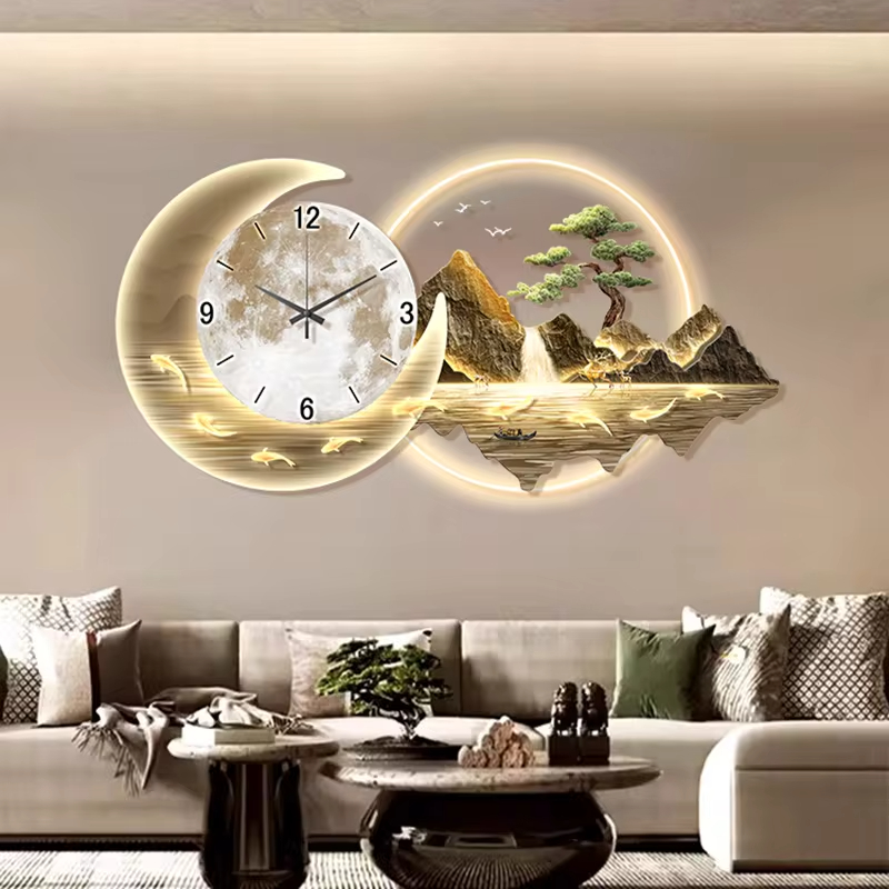 Horloge Murale de Luxe, Style  - Lighting Home Decor Wall Clocks avis et prix