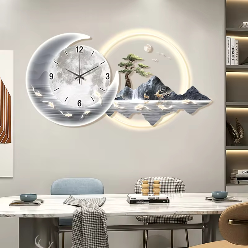 Horloge Murale de Luxe, Style  - Lighting Home Decor Wall Clocks avis et prix