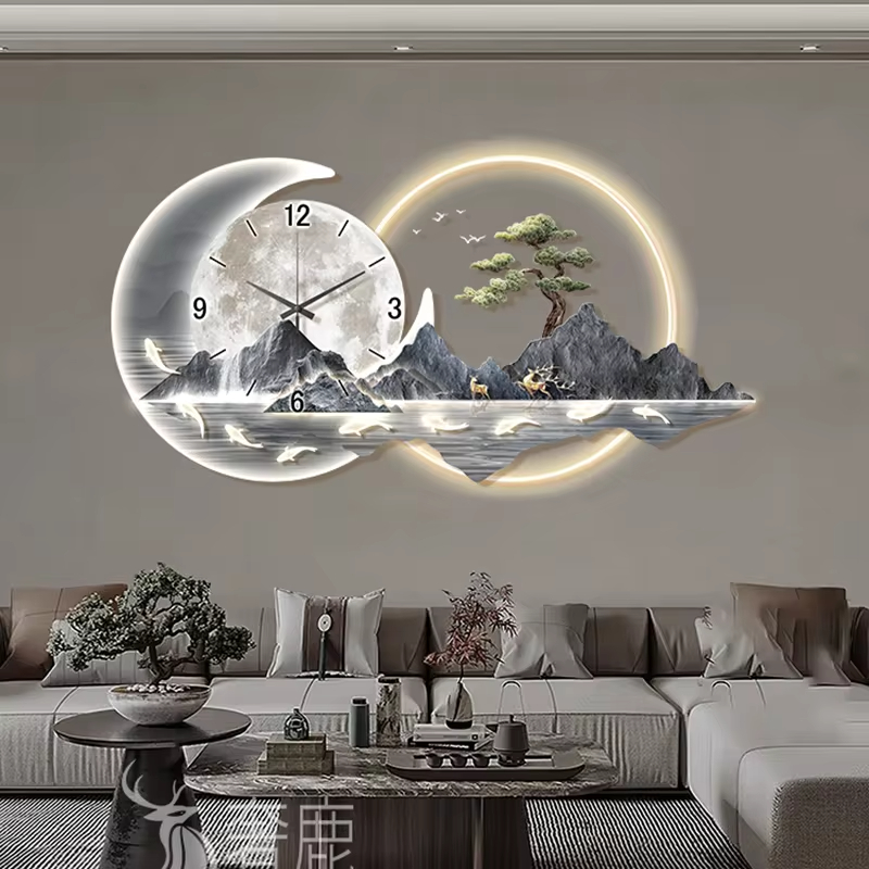 Horloge Murale de Luxe, Style  - Lighting Home Decor Wall Clocks avis et prix