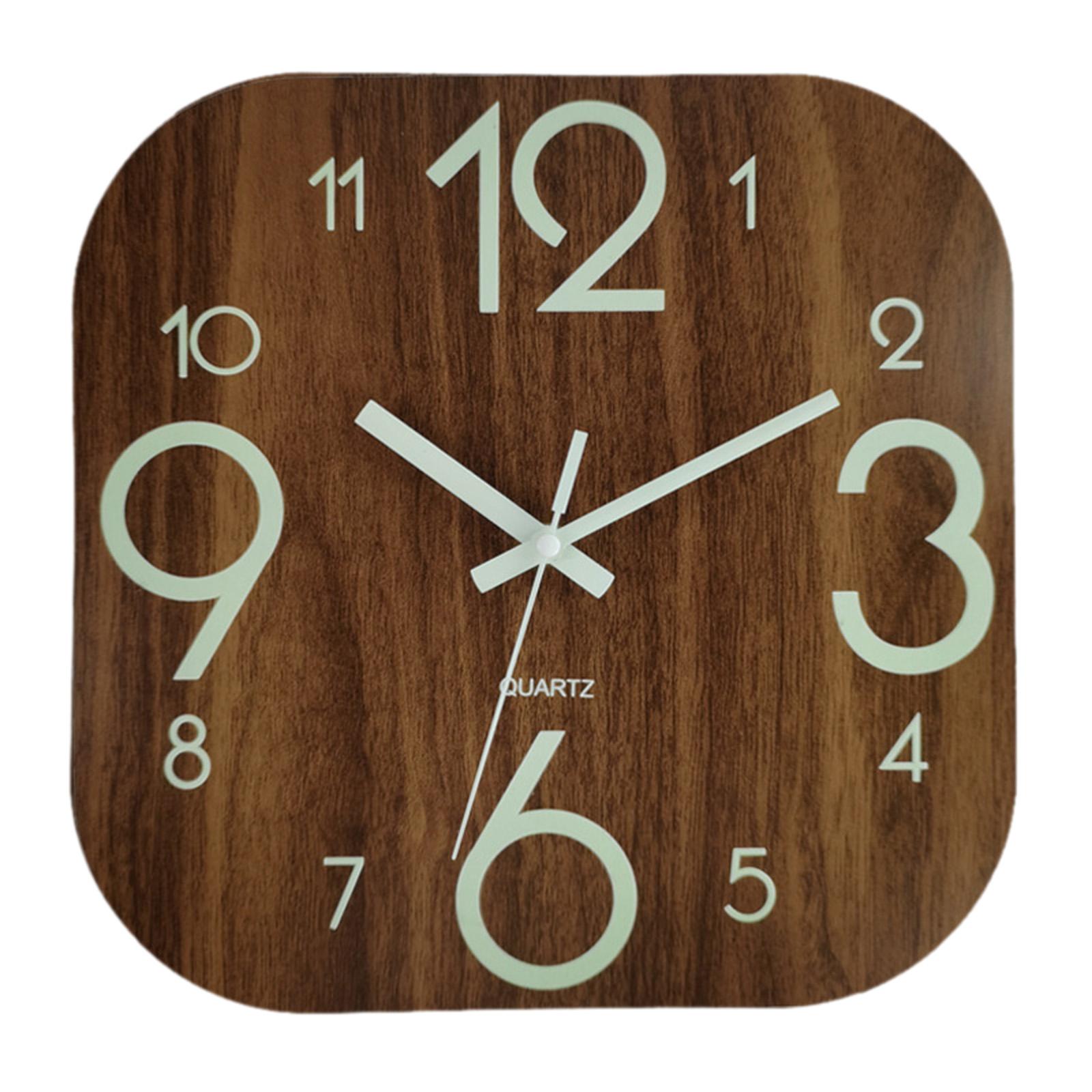 Horloge murale carrée de 30 cm - Lighting Home Decor Wall Clocks avis et prix