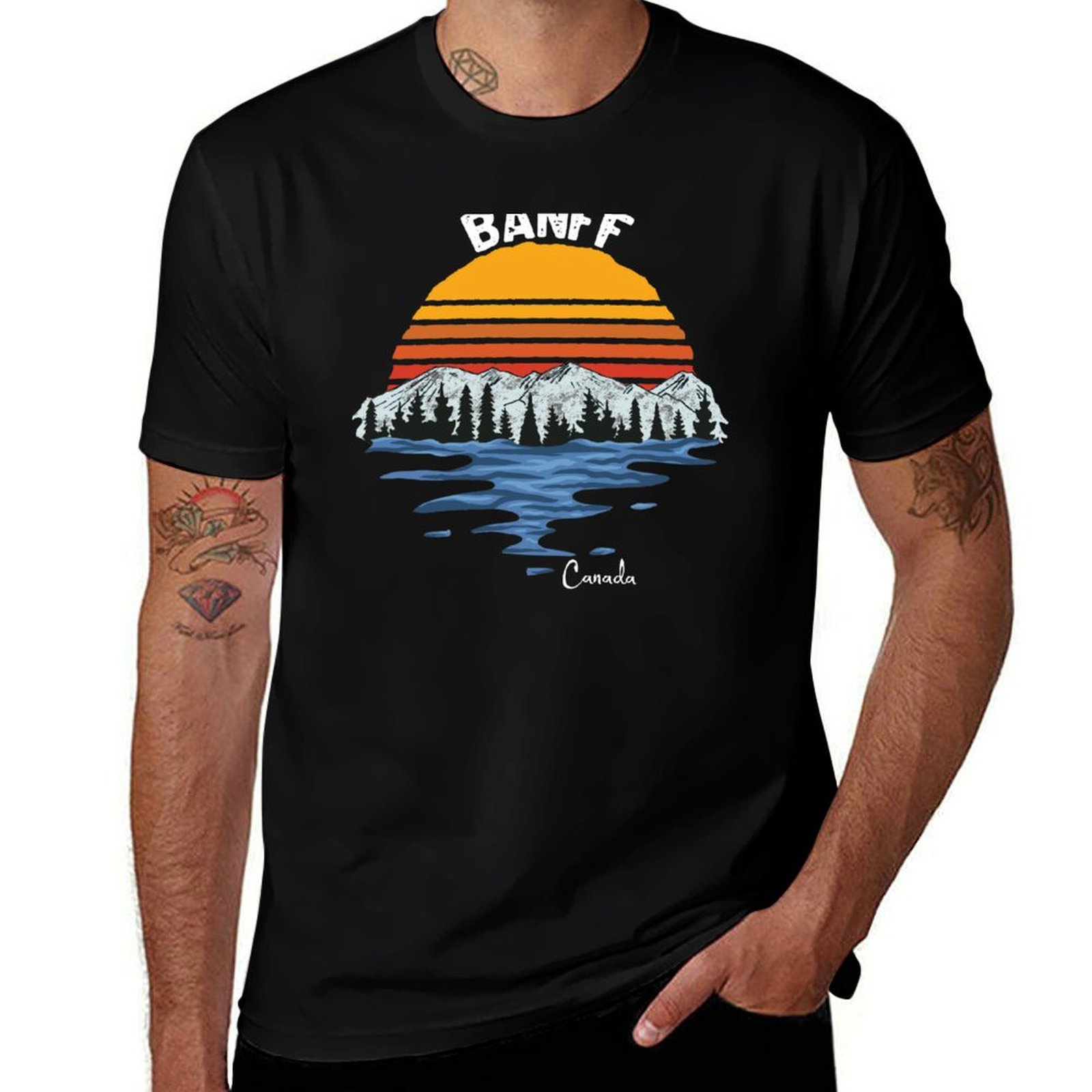 T-shirt du parc national de Ba - Alberta Lighting & Decor Edmonton Ab avis et prix