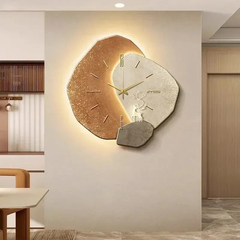 2025 Horloge moderne avec lumi - Foyer Lighting Wall Decor avis et prix