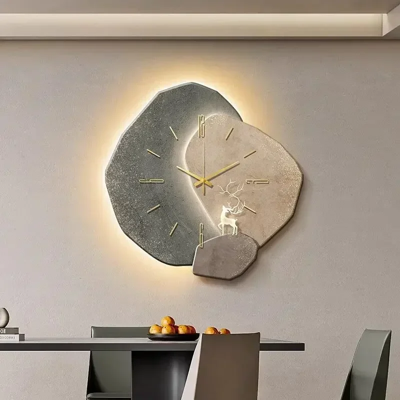 2025 Horloge moderne avec lumi - Foyer Lighting Wall Decor avis et prix