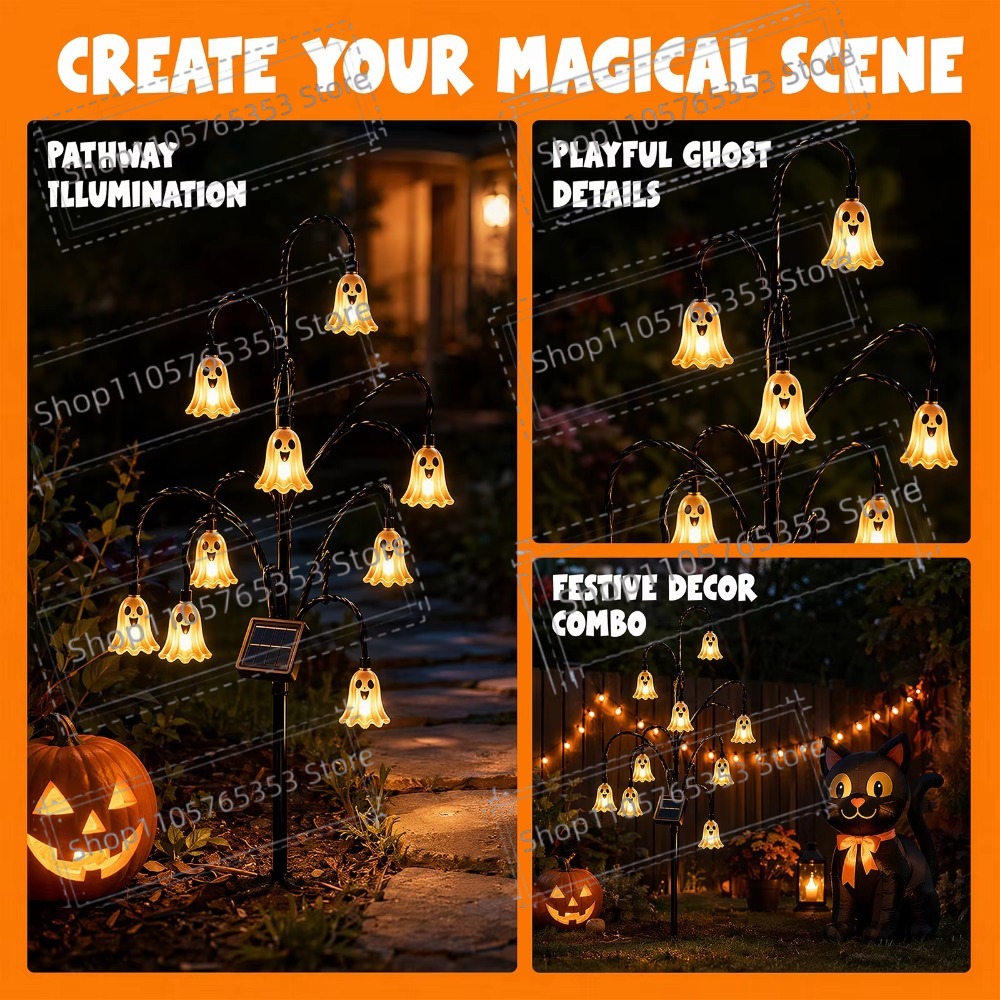 Lanterne solaire d'Halloween p - Lighting Tree Decor avis et prix