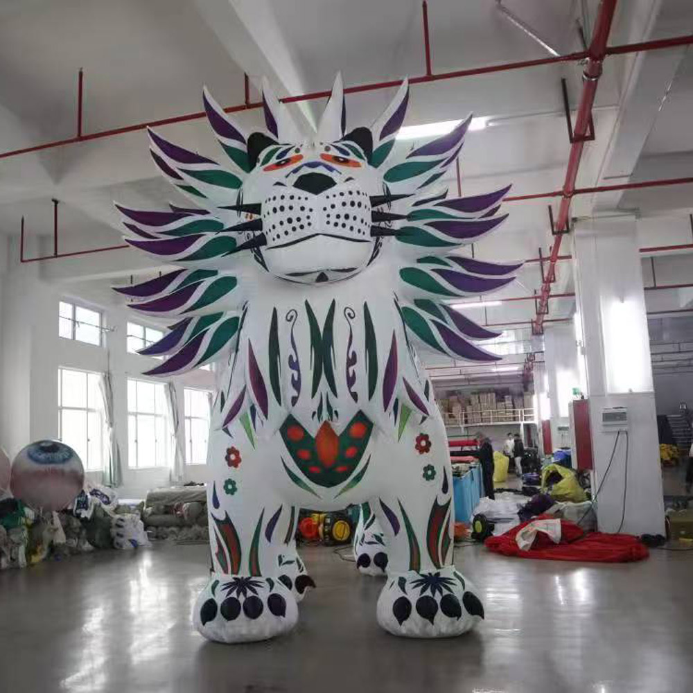 Lion gonflable géant et coloré - Decor Lighting The Parade avis et prix